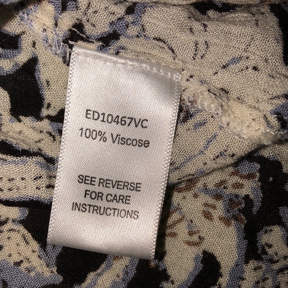 En creme large boho floral romantic tunic/dress - Picture 8 of 10